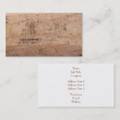 Driftwood Afbeelding. Visitekaartje (Voorkant / Achterkant)