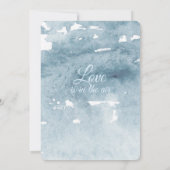 Driftwood Arbor Beach Wedding Invitation Kaart (Achterkant)