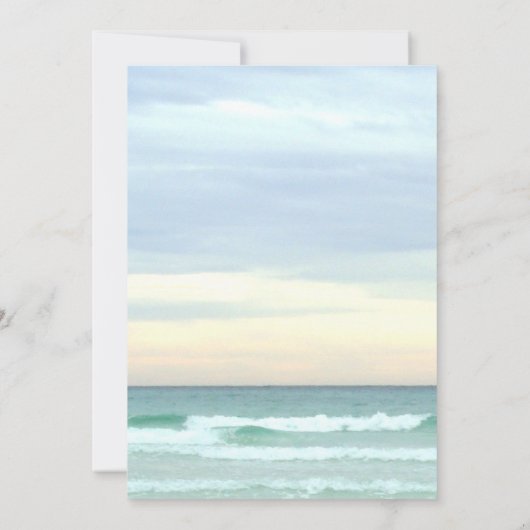 Driftwood Arbor Gulf Coast bruiloft Kaart (Achterkant)