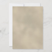 Driftwood Arch Pink & White Roses Beach Weddenscha Kaart (Achterkant)