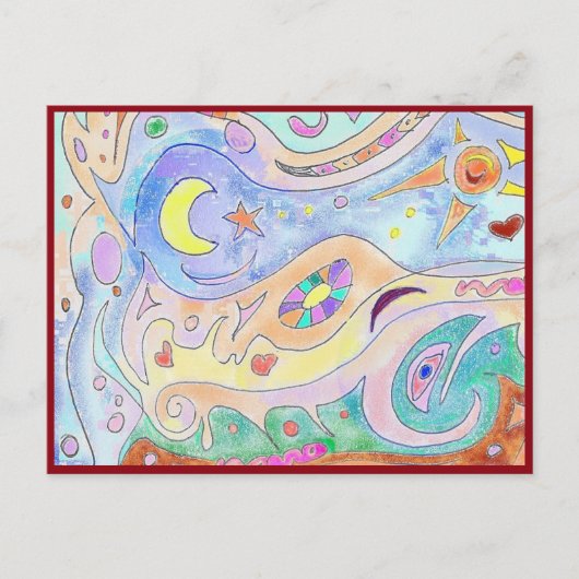 Driftwood Art Briefkaart (Voorkant)