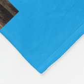 Driftwood artwork on Hokitika Beach, Nieuw-Zeeland Fleece Deken (Hoek)