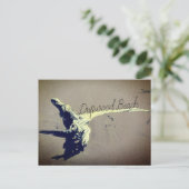 Driftwood Beach Briefkaart (Staand voorkant)