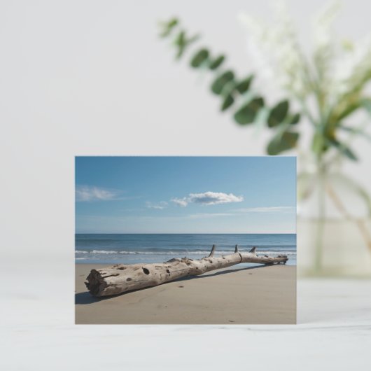 Driftwood Beach Feestdagenkaart (Staand voorkant)