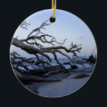 Driftwood Beach Keramisch Ornament<br><div class="desc">Driftwood Beach op Jekyll Island,  Georgia</div>
