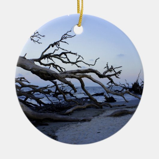 Driftwood Beach Keramisch Ornament (Voorkant)