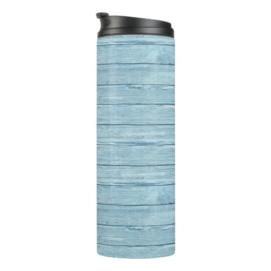 Driftwood Beach ontwerp Thermal Tumbler. Thermosbeker (Geroteerd rechts)