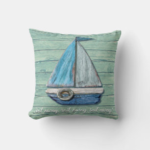 Driftwood Beach ontwerp Yacht kussen. Kussen