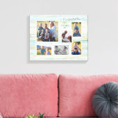 Driftwood Beach Onze kleinkinderen familie 6 foto' Canvas Afdruk (Insitu (Woonkamer))