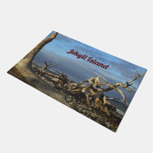 Driftwood Beach op Jekyll Island Doormat Deurmat (Schuin)
