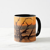 Driftwood Beach op Sunrise Jekyll Island Georgia Mok (Voorkant rechts)