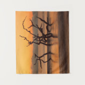 Driftwood Beach op Sunrise Jekyll Island Georgia Wandkleed (Voorkant)