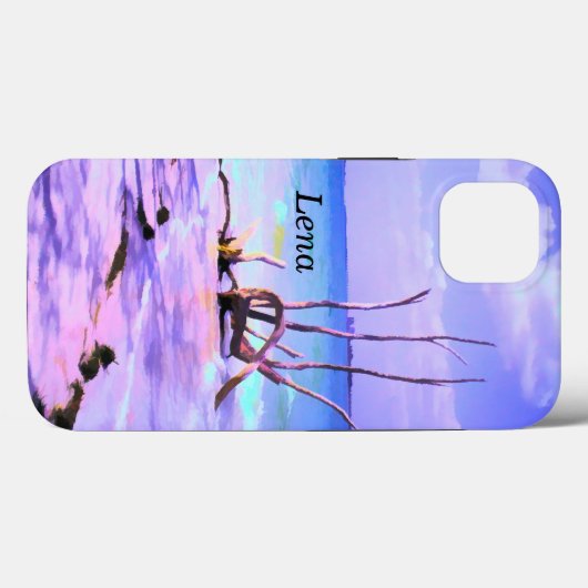 Driftwood Beach Schilderachtig geverfd Case-Mate iPhone Case (Achterkant (horizontaal))