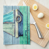 Driftwood Beach Yacht Theedoek. Theedoek (Quarter Fold)