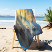 Driftwood Beaufort SC Beach Sunrise Strandlaken