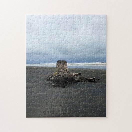 Driftwood bij Benson Beach, Cape Diseption, WA Legpuzzel (Verticaal)