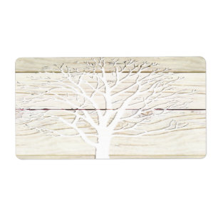 Driftwood-boom Etiket