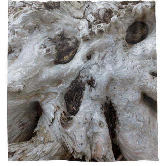 Driftwood Burl Abstract Douchegordijn (Voorkant)