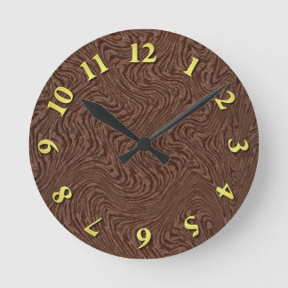 Driftwood Camo Ronde Klok