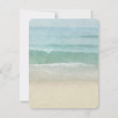 driftwood en zeemansbruiloft kaart (Achterkant)