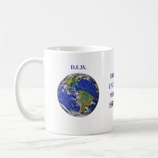 DRIFTWOOD ENTHUSIASTS WORLDWIDE. COFFEE MUG KOFFIEMOK (Links)