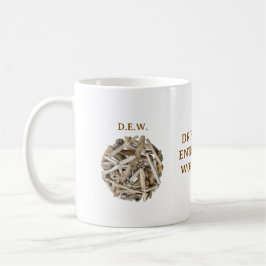DRIFTWOOD ENTHUSIASTS WORLDWIDE. D.E.W. MUG KOFFIEMOK