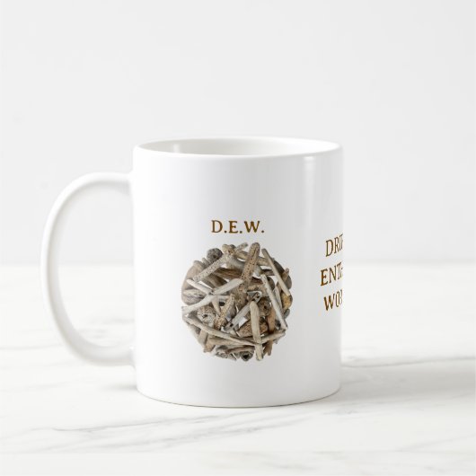 DRIFTWOOD ENTHUSIASTS WORLDWIDE. D.E.W. MUG KOFFIEMOK (Links)