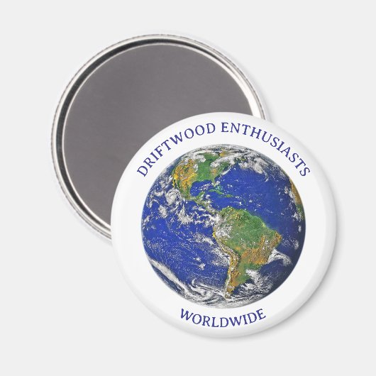 DRIFTWOOD ENTHUSIASTS WORLDWIDE MAGNET (Voorkant / Achterkant)