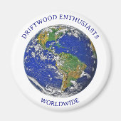 DRIFTWOOD ENTHUSIASTS WORLDWIDE MAGNET (Voorkant)