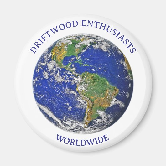 DRIFTWOOD ENTHUSIASTS WORLDWIDE MAGNET (Voorkant)