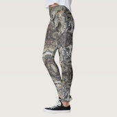 Driftwood Foto Gemarmerde Kusthoutnerf Leggings (Links)