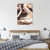 Driftwood - Foto's van Rocks National Lakeshore Canvas Afdruk (Insitu (Slaapkamer))