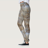 Driftwood Grain Foto Bruin Rustic Woodgrain Leggings (Links)