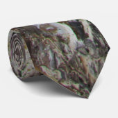 Driftwood Grain Pattern Foto Rustic Woodgrain Stropdas (Opgerold)