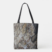 Driftwood Grain Pattern Foto Rustic Woodgrain Tote Bag (Achterkant)