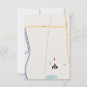 Driftwood Gray Coral Oranje Tree Direction Kaart (Achterkant)