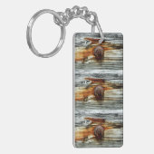 driftwood grijs dok sleutelhanger (Voorkant Links)