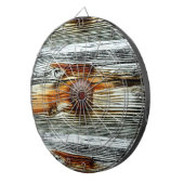 driftwood grijze planken Thunder_Cove Dartbord (Voorkant Rechts)