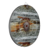 driftwood grijze planken Thunder_Cove Dartbord (Voorkant Links)