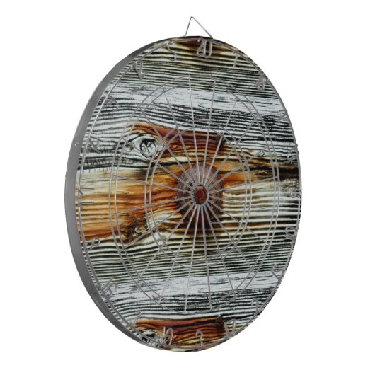 driftwood grijze planken Thunder_Cove Dartbord (Voorkant Links)