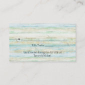 Driftwood Houten Board Beach Ocean Style Plaatskaartje (Achterkant)