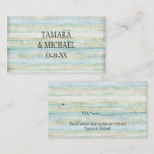 Driftwood Houten Board Beach Ocean Style Plaatskaartje (Voorkant / Achterkant)