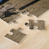 Driftwood in het krater Lake Oregon Design Puzzle Legpuzzel (Zijkant)
