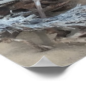 Driftwood Indiana Dunes National Park Magnet Post Poster (Hoek)