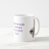 DRIFTWOOD INSPIRES ME EVERY DAY. COFFEE MUG KOFFIEMOK (Voorkant rechts)