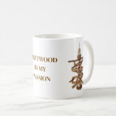 Driftwood is my passion. Coffee mug Koffiemok (Voorkant rechts)