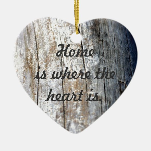 Driftwood Keramisch Ornament (Voorkant)