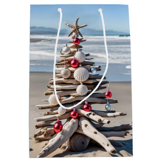 Driftwood kerstboom medium cadeauzakje (Voorkant)
