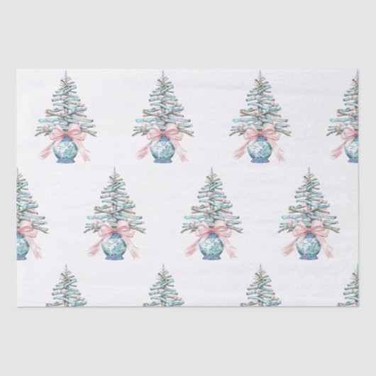 Driftwood kerstboom weefsel papier (Voorkant)