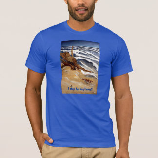 Driftwood met T-shirt Beach
